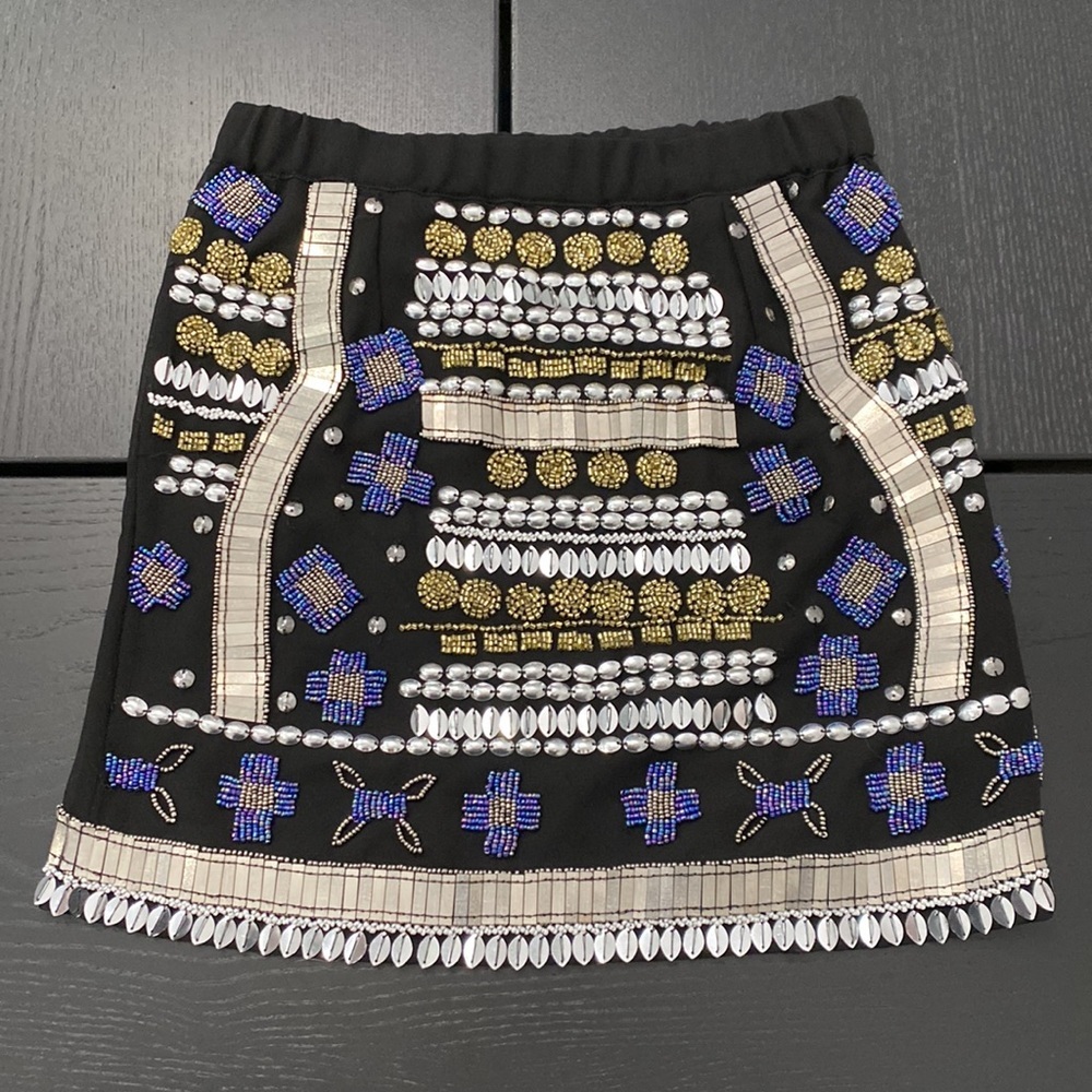 Raga Beaded Mini Skirt - XS - Picture 2 of 9